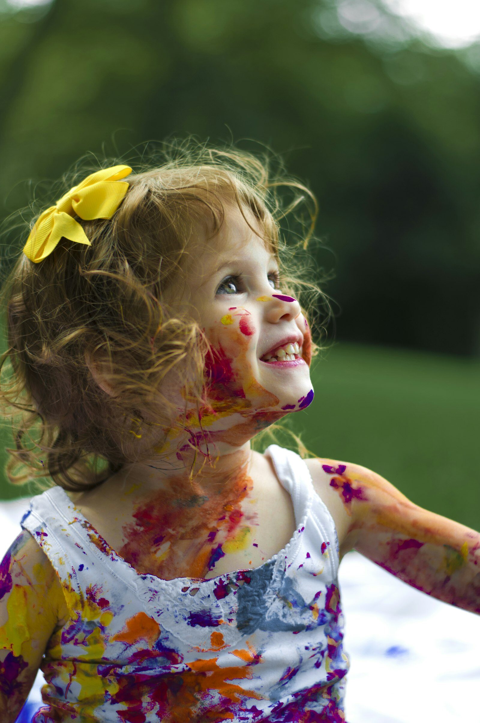 Joyful young child playing outdoors — ADHD treatment for children ages 6 and up in Martinsburg, WV